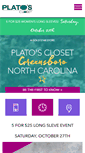 Mobile Screenshot of platosclosetgreensboro.com